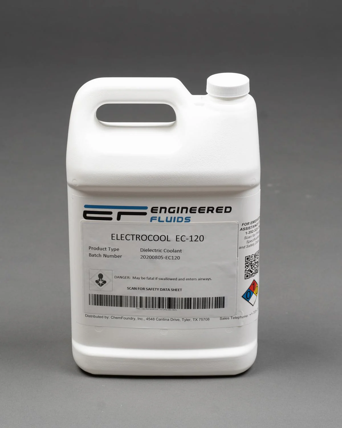 Can you provide more information on the chemical composition of your EC-120 product? Is it a PFC?