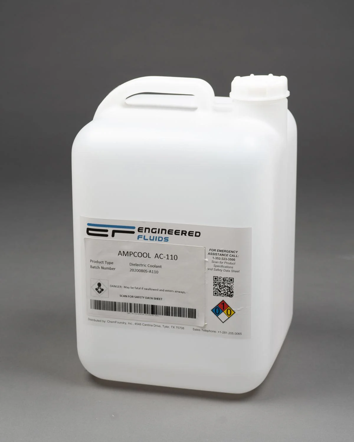 What's the lifespan and functional duration of AmpCool® AC-110 Dielectric Coolant?